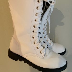 White girls boots